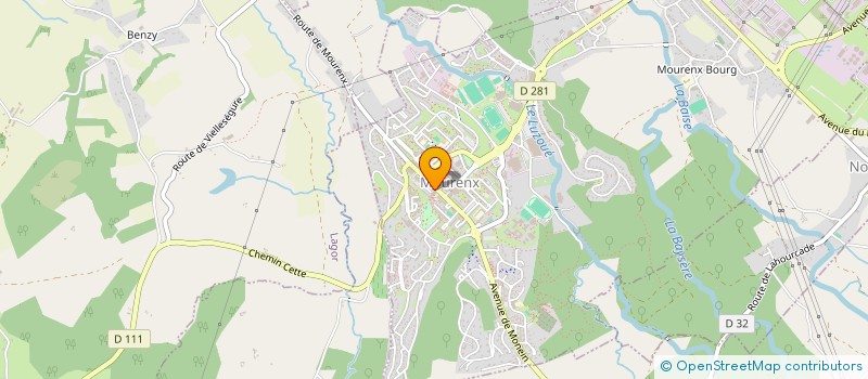 localisation de l'entreprise MADAME VALERIE PALLICER  MOURENX