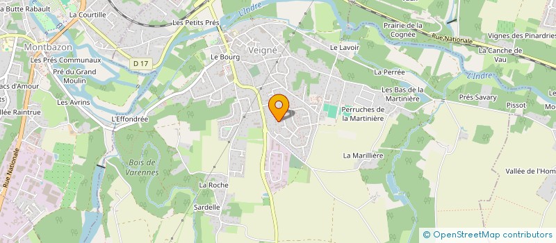 localisation de l'entreprise MADAME VALERIE PALLOTA  VEIGNE