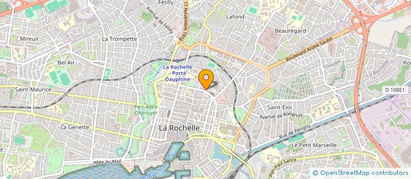 localisation de l'entreprise MADAME VALERIE PANIER  LA ROCHELLE