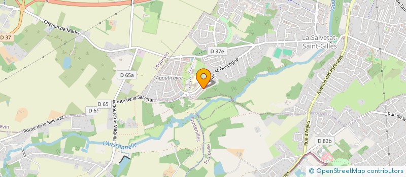 localisation de l'entreprise MADAME VALERIE PANYCZ  LA SALVETAT-SAINT-GILLES