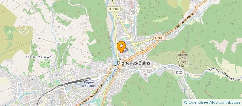 localisation de l'entreprise MADAME VALERIE PARADISO à DIGNE-LES-BAINS