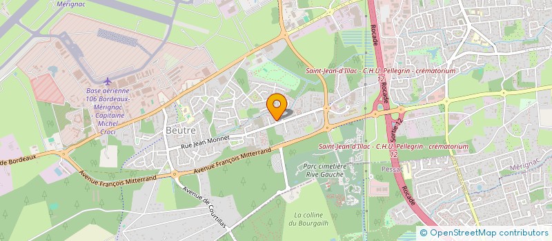 localisation de l'entreprise MADAME VALERIE PARCELIER à MERIGNAC
