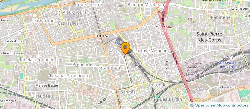 localisation de l'entreprise MADAME VALERIE PAREE  TOURS