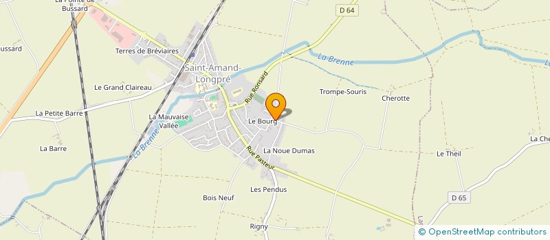 localisation de l'entreprise MADAME VALERIE PARENT  SAINT-AMAND-LONGPRE