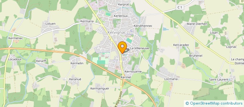 localisation de l'entreprise MADAME VALERIE PARLIER  KERVIGNAC