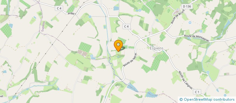 localisation de l'entreprise MADAME VALERIE PATRON  ESPIENS