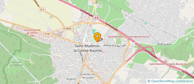 localisation de l'entreprise MADAME VALERIE PAUL  ROQUEVAIRE