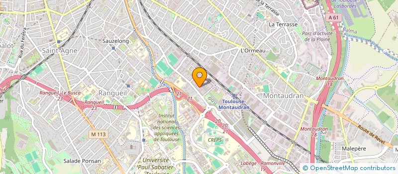 localisation de l'entreprise MADAME VALERIE PAUL à TOULOUSE