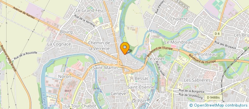 localisation de l'entreprise MADAME VALERIE PAULETTE VOISEMBERT à NIORT