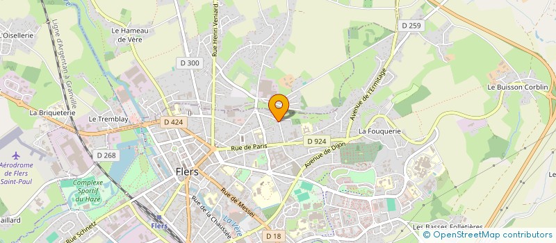 localisation de l'entreprise MADAME VALERIE PECQUEUR à FLERS
