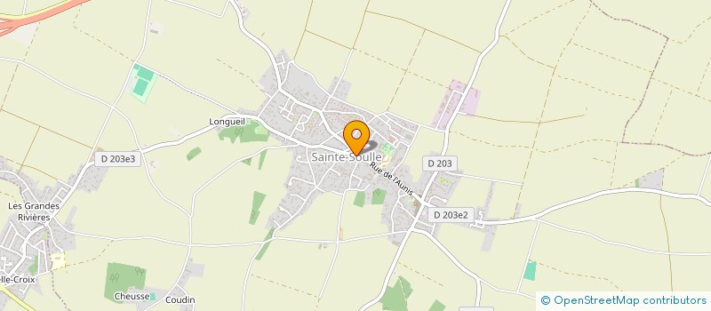 localisation de l'entreprise MADAME VALERIE PEDENEAU  SAINTE-SOULLE