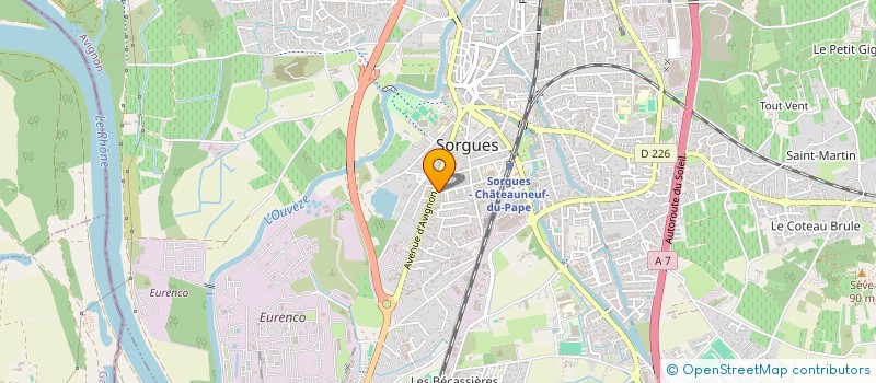 localisation de l'entreprise MADAME VALERIE PELLEGRINO  SORGUES