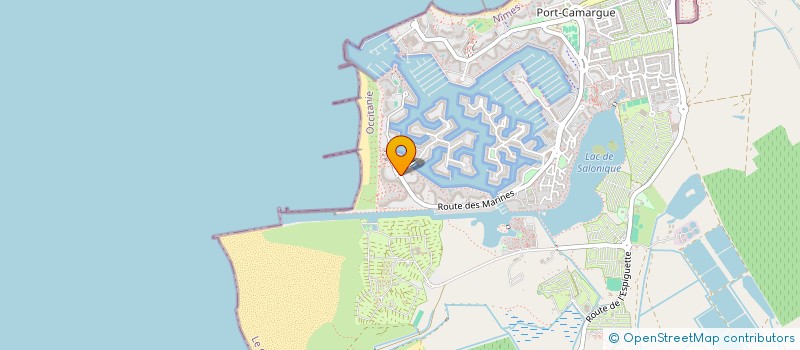 localisation de l'entreprise MADAME VALERIE PENAULT  LE GRAU-DU-ROI