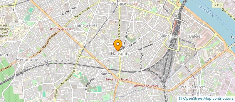 localisation de l'entreprise MADAME VALERIE PENCHAUD  BORDEAUX