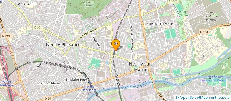 localisation de l'entreprise MADAME VALERIE PENOU à NEUILLY-SUR-MARNE