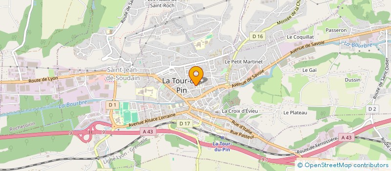 localisation de l'entreprise MADAME VALERIE PEQUIGNOT  LA TOUR-DU-PIN