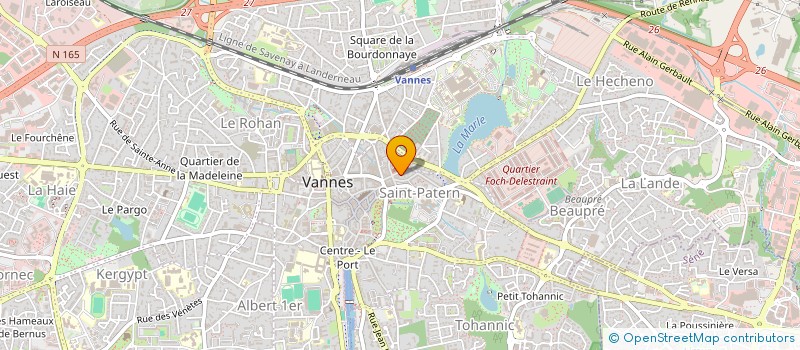 localisation de l'entreprise MADAME VALERIE PERARD à VANNES