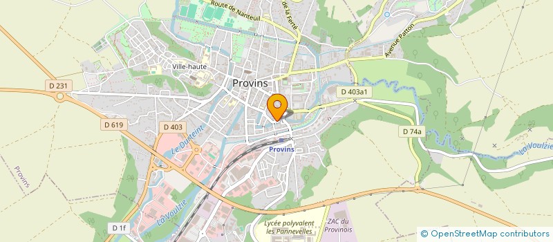 localisation de l'entreprise MADAME VALERIE PERCHEMINIER  PROVINS