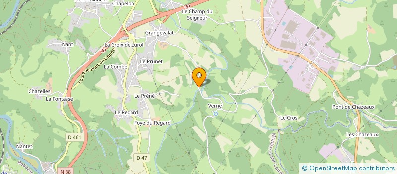 localisation de l'entreprise MADAME VALERIE PERCIE DU SERT  MONISTROL-SUR-LOIRE