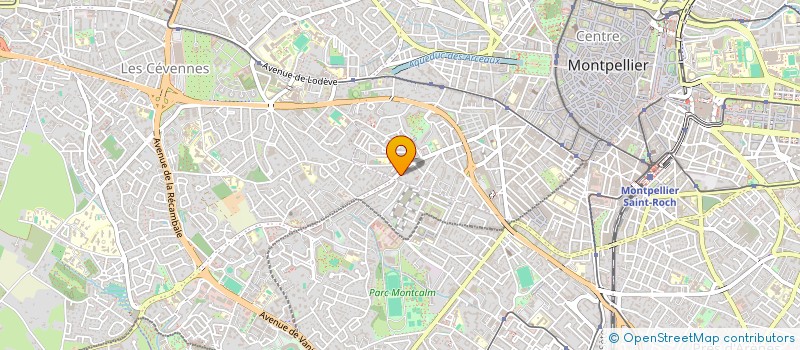 localisation de l'entreprise MADAME VALERIE PERNEZ à MONTPELLIER