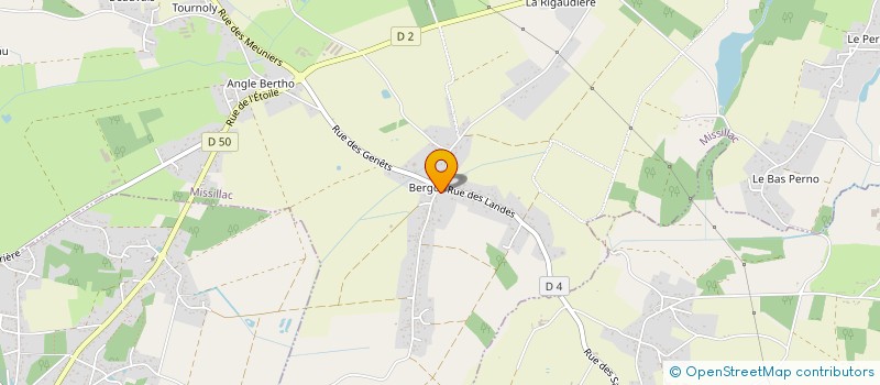 localisation de l'entreprise MADAME VALERIE PERRAIS  MISSILLAC