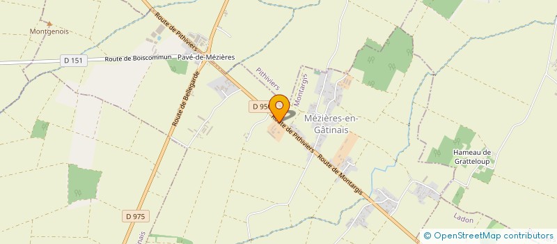 localisation de l'entreprise MADAME VALERIE PERRIER à MEZIERES-EN-GATINAIS