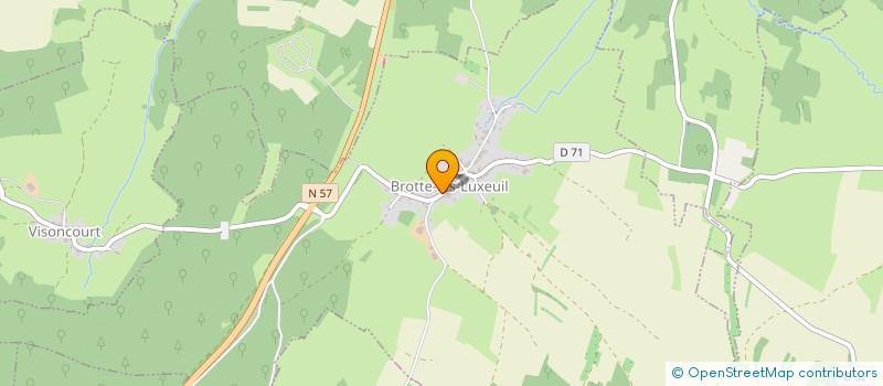 localisation de l'entreprise MADAME VALERIE PERRIGUEY à BROTTE-LES-LUXEUIL
