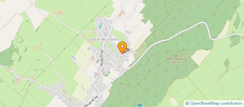 localisation de l'entreprise MADAME VALERIE PERRIN  VAL D'USIERS