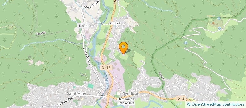 localisation de l'entreprise MADAME VALERIE PERRIN  LE SYNDICAT