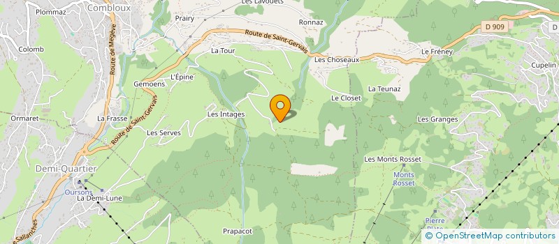 localisation de l'entreprise MADAME VALERIE PERRIN  COMBLOUX