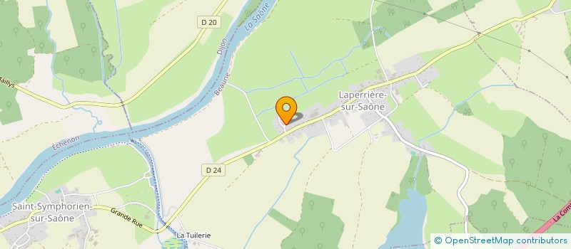 localisation de l'entreprise MADAME VALERIE PERROQUIN  LAPERRIERE-SUR-SAONE