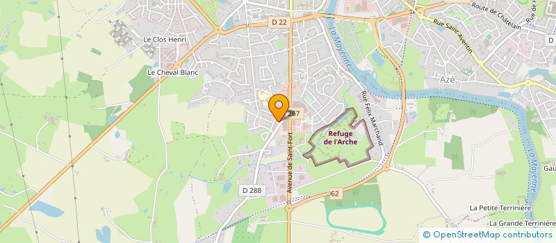 localisation de l'entreprise MADAME VALERIE PESLIER à CHATEAU-GONTIER-SUR-MAYENNE