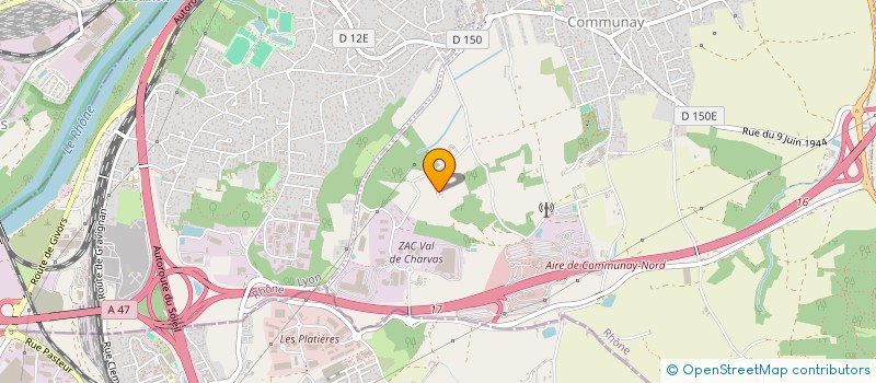 localisation de l'entreprise MADAME VALERIE PESTRE  COMMUNAY