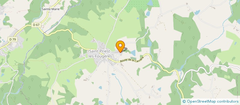 localisation de l'entreprise MADAME VALERIE PETEY  ST-PIERRE-DE-FRUGIE