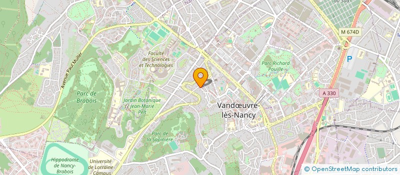 localisation de l'entreprise MADAME VALERIE PETIT  VANDUVRE-LES-NANCY