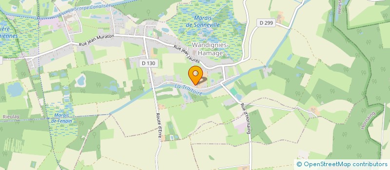 localisation de l'entreprise MADAME VALERIE PETIT  WANDIGNIES-HAMAGE