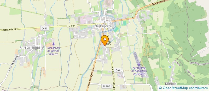 localisation de l'entreprise MADAME VALERIE PETRAU à RABASTENS-DE-BIGORRE