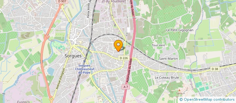 localisation de l'entreprise MADAME VALERIE PEYRON à SORGUES