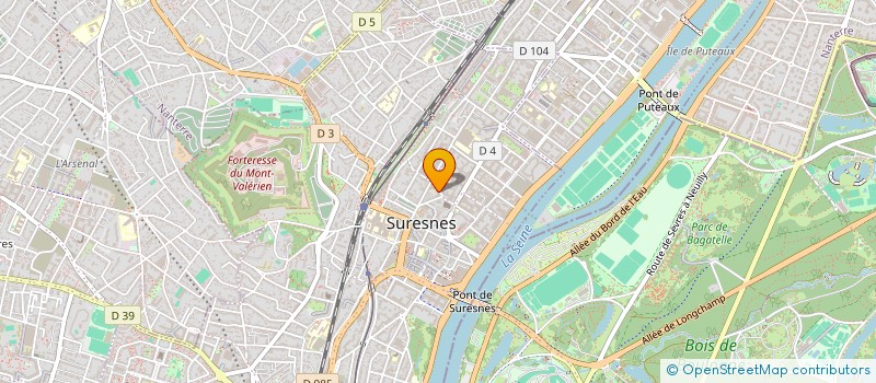 localisation de l'entreprise MADAME VALERIE PHILARDEAU à SURESNES