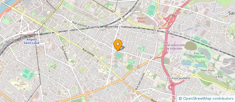 localisation de l'entreprise MADAME VALERIE PHILIPPE à ANGERS