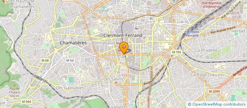 localisation de l'entreprise MADAME VALERIE PICCOT  CLERMONT-FERRAND