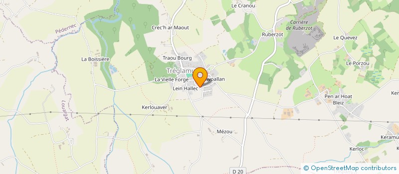 localisation de l'entreprise MADAME VALERIE PICHOURON  TREGLAMUS