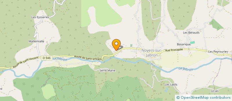 localisation de l'entreprise MADAME VALERIE PICOREAU  NOYERS-SUR-JABRON