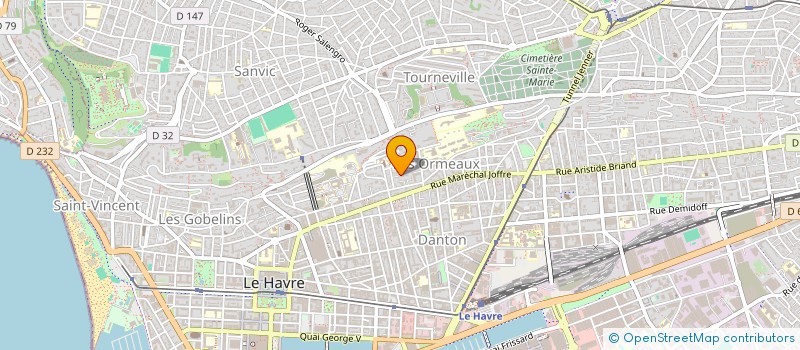 localisation de l'entreprise MADAME VALERIE PIEDELIEVRE à LE HAVRE