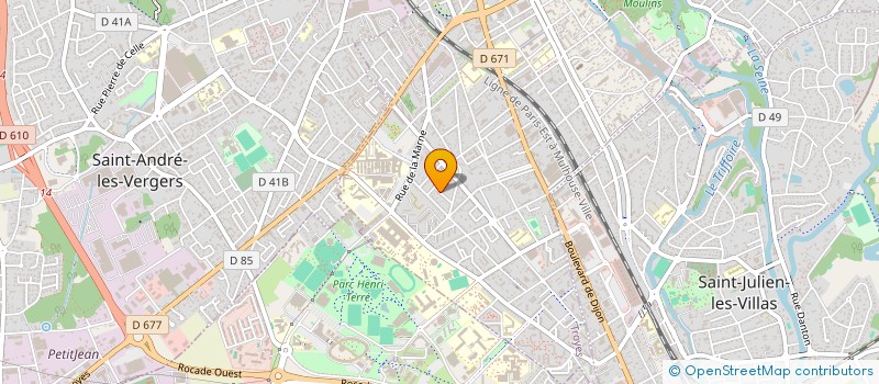 localisation de l'entreprise MADAME VALERIE PIERRON  TROYES