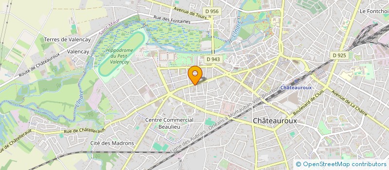 localisation de l'entreprise MADAME VALERIE PIGET à CHATEAUROUX