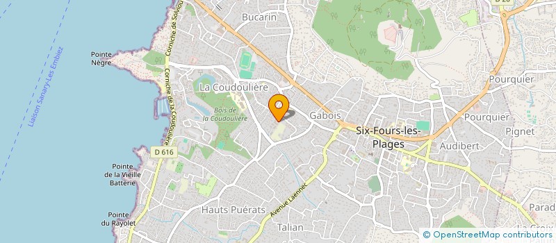 localisation de l'entreprise MADAME VALERIE PILON à SIX-FOURS-LES-PLAGES