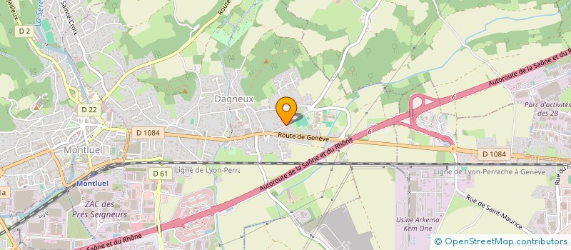 localisation de l'entreprise MADAME VALERIE PINNA  DAGNEUX