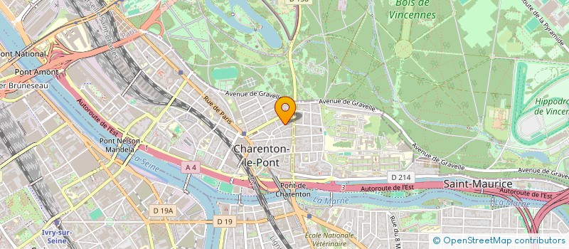 localisation de l'entreprise MADAME VALERIE PINTO  CHARENTON-LE-PONT