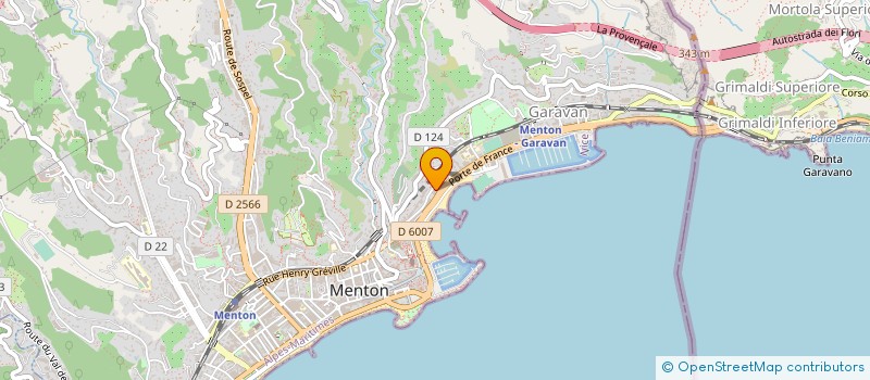 localisation de l'entreprise MADAME VALERIE PISANO à MENTON